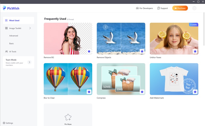 acethinker picwish interface