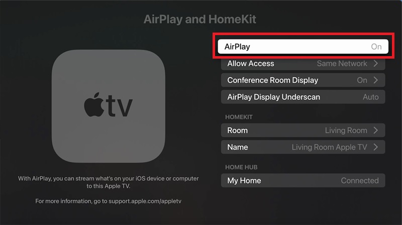 airplay max on your tv