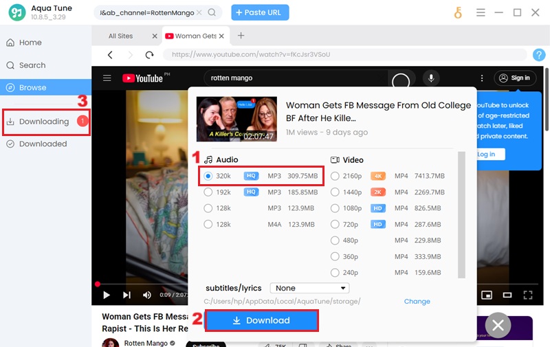 convert youtube to mp3