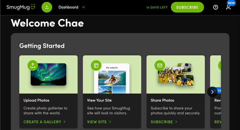 smugmug homepage