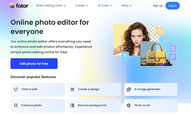 fotor photo editing tool