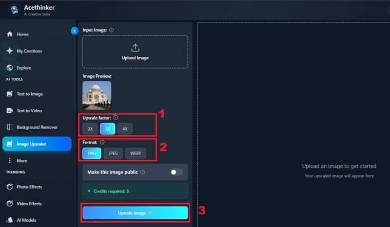 upscale instagram image
