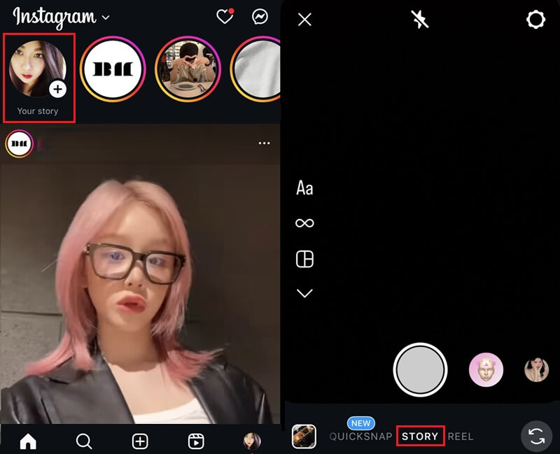 instagram your story