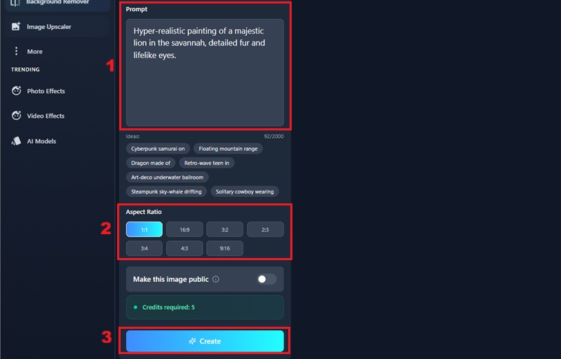 generate animal online