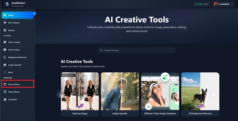 access the background changer