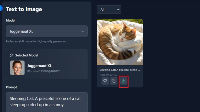 download the cat image