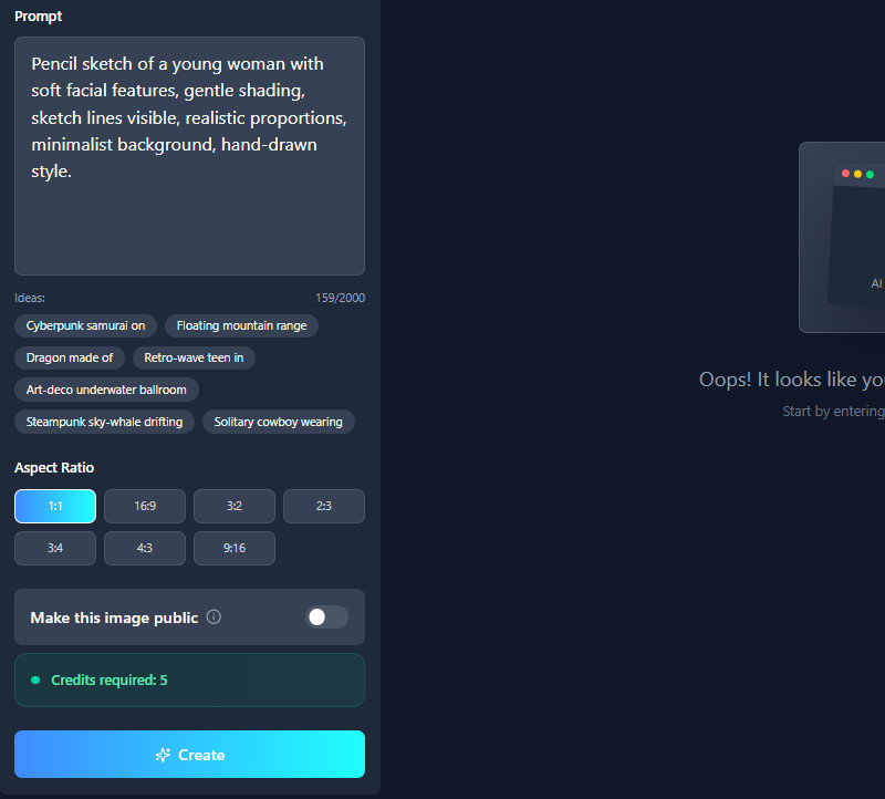 create sketch instantly