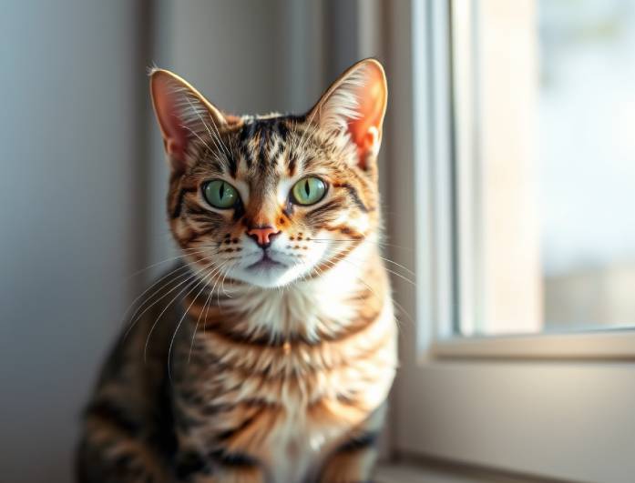 high quality cat image output