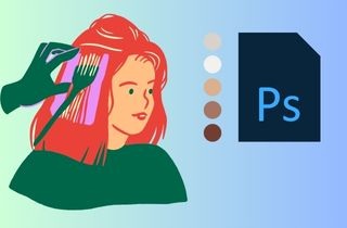 change hair color in photoshop feature