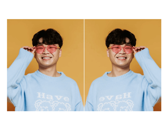 One-Click Photo Flip