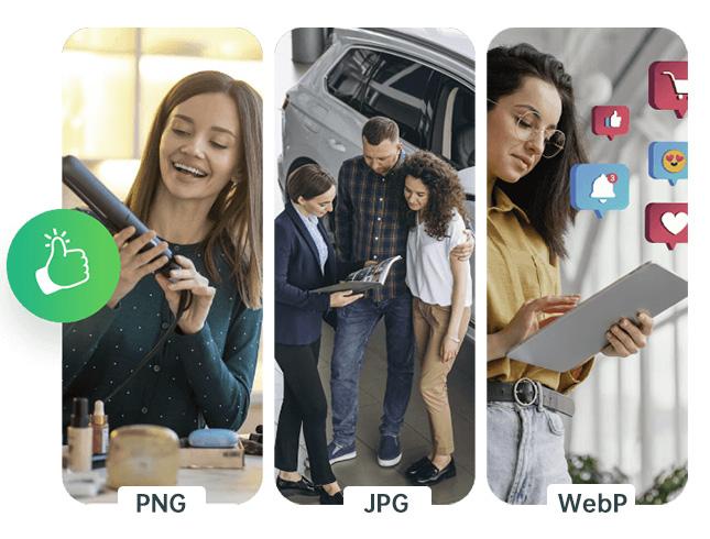 works with multiple image