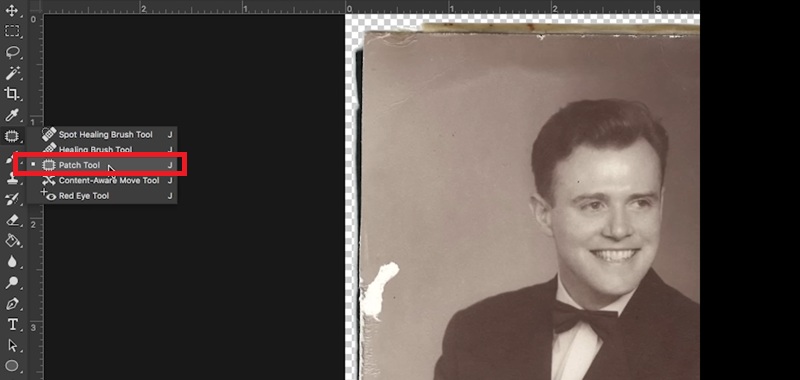 repair tears and missing sections