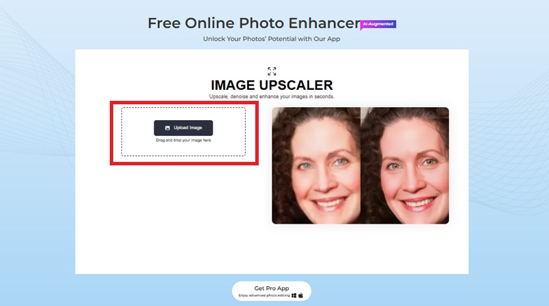 upload your restored photo