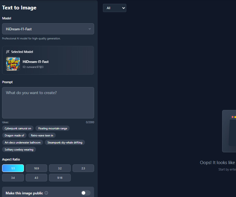 visit the ai album generator