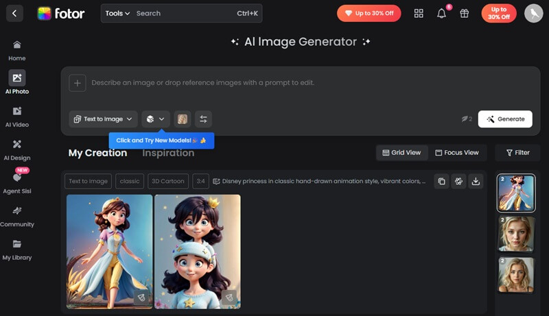 fotor ai image generator