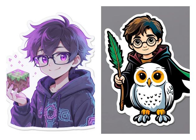 create stickers for social media posts