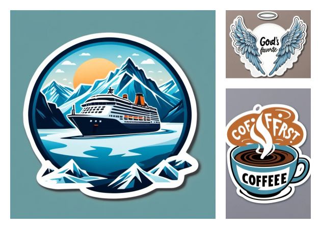 generate stickers for branding