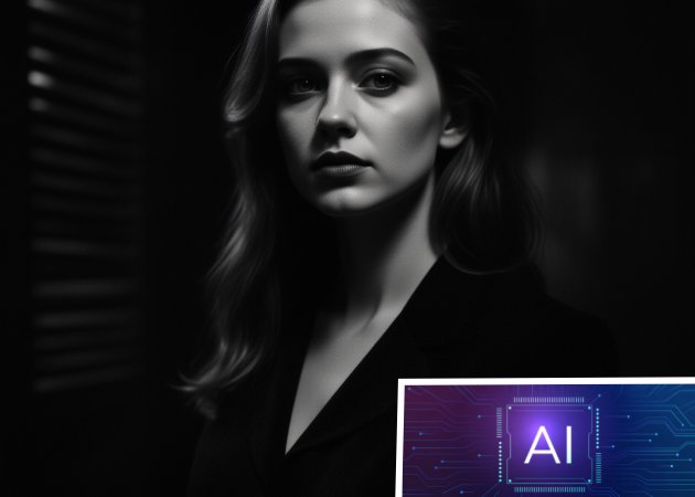 transform images to bw with ai