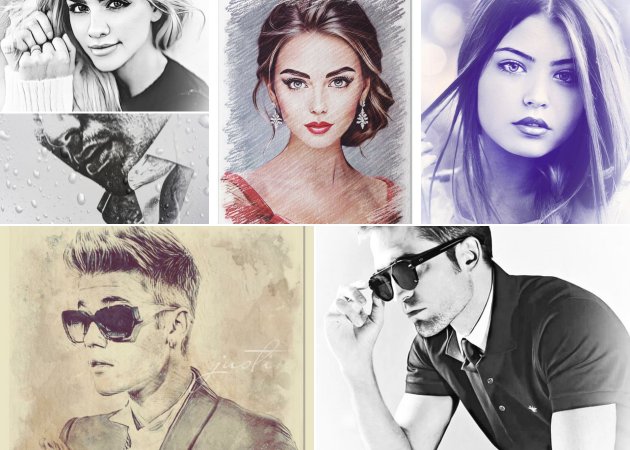 color and black & white options