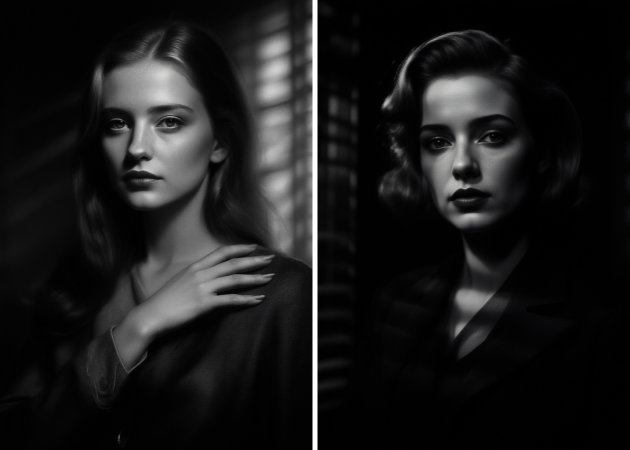 get timeless black and white images