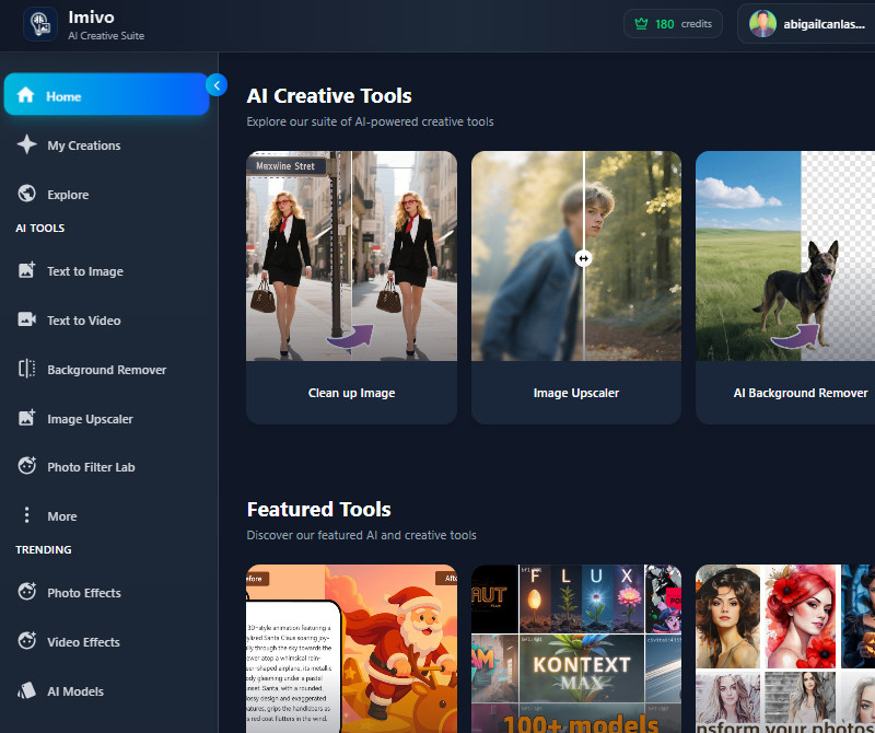 access the main homepage