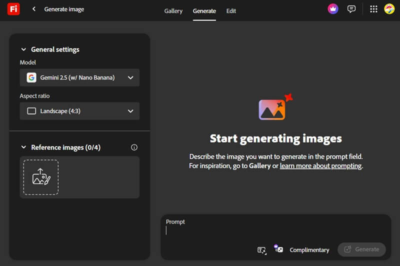 adobe firefly generate image