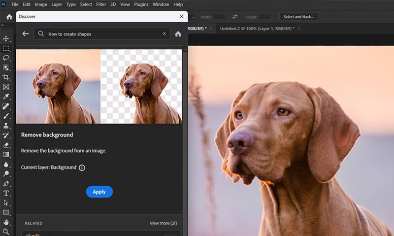 photoshop background remover