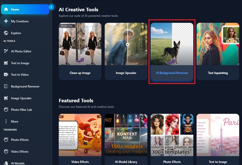 access ai background remover
